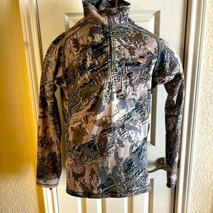 Sitka Marino Wool light Core half zip